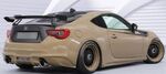 AILERON DE COFFRE A COL DE CYGNE TOYOTA GT86 OU SUBARU BRZ  "CS STYLE" (2012/2021)
