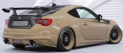 AILERON DE COFFRE A COL DE CYGNE TOYOTA GT86 OU SUBARU BRZ  "CS STYLE" (2012/2021)