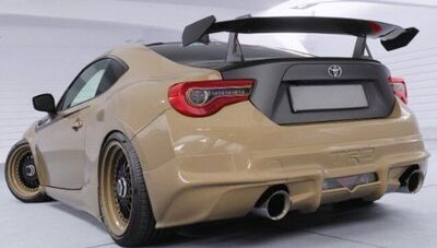 AILERON DE COFFRE A COL DE CYGNE TOYOTA GT86 OU SUBARU BRZ  "CS STYLE" (2012/2021)