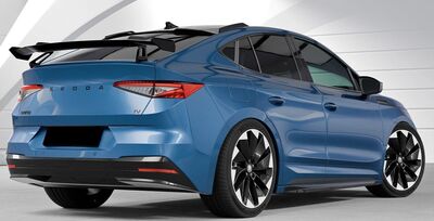 AILERON DE COFFRE A COL DE CYGNE SKODA ENYAQ IV COUPE "CS STYLE" (2020+)