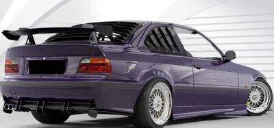 AILERON DE COFFRE A COL DE CYGNE BMW SERIE 3 E36 COUPE OU M3 E36 COUPE "CS STYLE" (1992/1998)