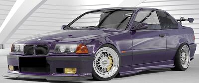 AILERON DE COFFRE A COL DE CYGNE BMW SERIE 3 E36 COUPE OU M3 E36 COUPE "CS STYLE" (1992/1998)
