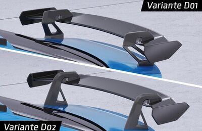 AILERON DE COFFRE A COL DE CYGNE BMW SERIE 5 G30 OU M5 F90 "CS STYLE" (2017/2024)