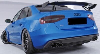 AILERON DE COFFRE A COL DE CYGNE AUDI A4/S4 B8 BERLINE "CS STYLE" (2007/2015)