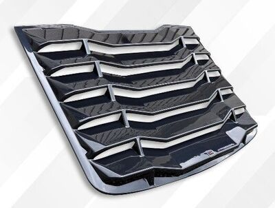 PERSIENNE DE VITRE ARRIERE NISSAN 350Z ABS PIANO BLACK (2002/2009)