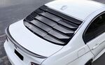 PERSIENNE DE VITRE ARRIÈRE TYPE "LOUVERS" BMW SERIE 3 E90 ABS PIANO BLACK (2005/2012)