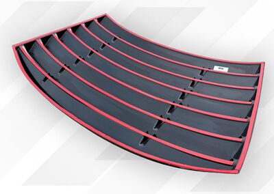 PERSIENNE DE VITRE ARRIÈRE TYPE "LOUVERS" BMW SERIE 3 E90 ABS PIANO BLACK (2005/2012)