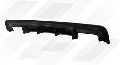 DIFFUSEUR ARRIERE EN ABS PIANO BLACK BMW SERIE 5 E60/E61 PACK M ST LINE (2003/2010)