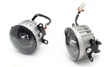 JEU D'ANTIBROUILLARDS A LEDS ET FEUX DE JOUR CITROEN, DACIA, FORD, OPEL, PEUGEOT, RENAULT