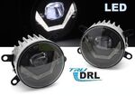 JEU D'ANTIBROUILLARDS A LEDS ET FEUX DE JOUR CITROEN, DACIA, FORD, OPEL, PEUGEOT, RENAULT
