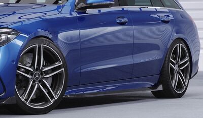 JEU DE BAS DE CAISSE (RAJOUTS EN ABS) MERCEDES CLASSE C W206/S206 AMG LINE (BERLINE OU ESTATE) "CUP" CS STYLE (2021+)