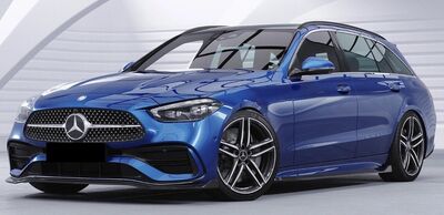 JEU DE BAS DE CAISSE (RAJOUTS EN ABS) MERCEDES CLASSE C W206/S206 AMG LINE (BERLINE OU ESTATE) "CUP" CS STYLE (2021+)