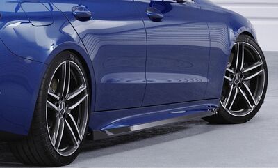 JEU DE BAS DE CAISSE (RAJOUTS EN ABS) MERCEDES CLASSE C W206/S206 AMG LINE (BERLINE OU ESTATE) "CUP" CS STYLE (2021+)