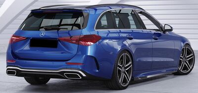 JEU DE BAS DE CAISSE (RAJOUTS EN ABS) MERCEDES CLASSE C W206/S206 AMG LINE (BERLINE OU ESTATE) "CUP" CS STYLE (2021+)