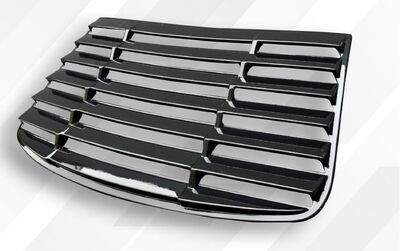 PERSIENNE DE VITRE ARRIÈRE TYPE "LOUVERS" BMW SERIE 5 E60 ABS PIANO BLACK (2003/2010)