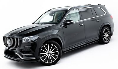 JEU DE BAS DE CAISSE (RAJOUTS EN ABS) MERCEDES GLS X167 AMG LINE PHASE 1 (2019/2023)