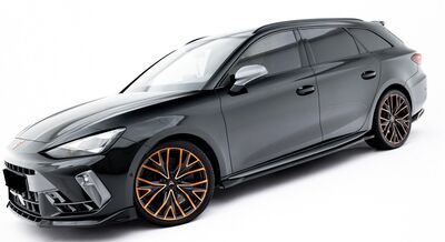 JEU DE BAS DE CAISSE (RAJOUTS EN ABS) CUPRA LEON AERO OU ST AERO V2 (2020+)