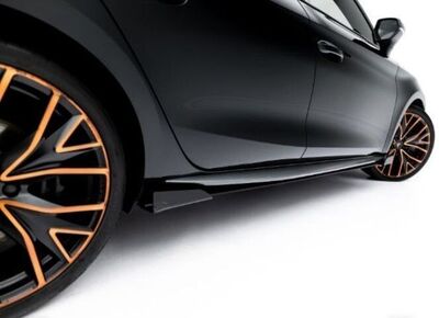 JEU DE BAS DE CAISSE (RAJOUTS EN ABS) CUPRA LEON ST OU HATCHBACK "CNC 4 CUPWINGS- "(2020+)