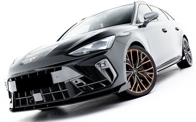 LAME DE PARE CHOC AVANT DTM LOOK "CNC CUPWINGS" LEON CUPRA ST OU HATCHBACK PHASE 2 (07-2024+)