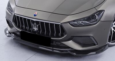 LAME DE PARE CHOC AVANT MASERATI GHIBLI STANDARD MK3 PHASE 3 "CUP" CS STYLE (2020/2024)
