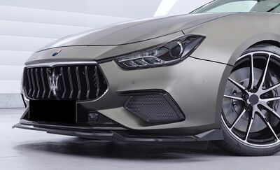 LAME DE PARE CHOC AVANT MASERATI GHIBLI STANDARD MK3 PHASE 3 "CUP" CS STYLE (2020/2024)