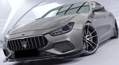 LAME DE PARE CHOC AVANT MASERATI GHIBLI STANDARD MK3 PHASE 3 "CUP" CS STYLE (2020/2024)