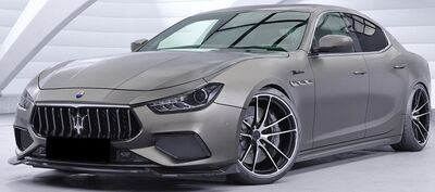 LAME DE PARE CHOC AVANT MASERATI GHIBLI STANDARD MK3 PHASE 3 "CUP" CS STYLE (2020/2024)