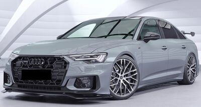 LAME DE PARE CHOC AVANT AUDI A6 4K/C8 S LINE OU S6 "CUP" CS STYLE V2 (2018/2024)