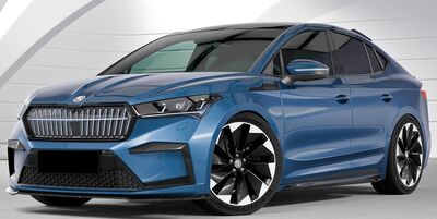 LAME DE PARE CHOC AVANT SKODA ENYAQ SPORTLINE OU RS  "CUP" CS STYLE (2020/2025)