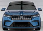 LAME DE PARE CHOC AVANT SKODA ENYAQ SPORTLINE OU RS  "CUP" CS STYLE (2020/2025)