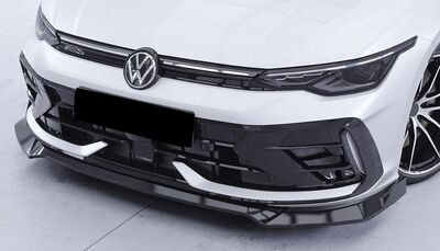 LAME DE PARE CHOC AVANT VW GOLF VIII R PHASE 1 "CUP" CS STYLE (2020/2024) VW GOLF VIII R PHASE 2 "CUP" CS STYLE (2024+)
