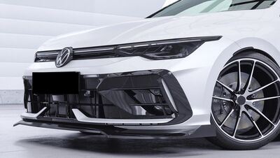 LAME DE PARE CHOC AVANT VW GOLF VIII R PHASE 1 "CUP" CS STYLE (2020/2024) VW GOLF VIII R PHASE 2 "CUP" CS STYLE (2024+)