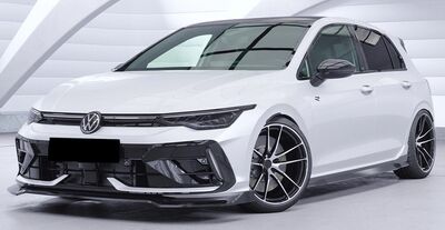 LAME DE PARE CHOC AVANT VW GOLF VIII R PHASE 1 "CUP" CS STYLE (2020/2024) VW GOLF VIII R PHASE 2 "CUP" CS STYLE (2024+)