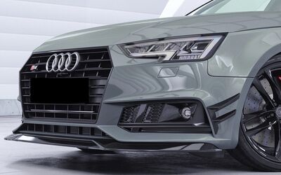 PERFORMANCE FLAPS DE PARE CHOC AVANT AUDI A4 B9 S LINE OU S4 B9 PHASE 1 "CUP" CS STYLE (2015/04-2019)