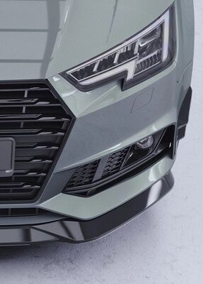 PERFORMANCE FLAPS DE PARE CHOC AVANT AUDI A4 B9 S LINE OU S4 B9 PHASE 1 "CUP" CS STYLE (2015/04-2019)