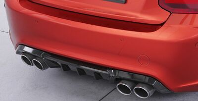 DIFFUSEUR DE PARE CHOC ARRIÈRE BMW SERIE 2 M2 F87 (M2, M2 Competition, M2 CS) "CS STYLE" (2015/2017)