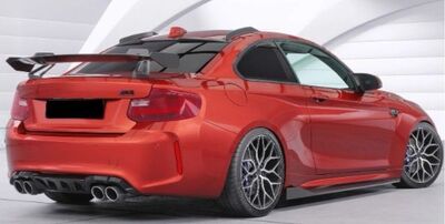 DIFFUSEUR DE PARE CHOC ARRIÈRE BMW SERIE 2 M2 F87 (M2, M2 Competition, M2 CS) "CS STYLE" (2015/2017)