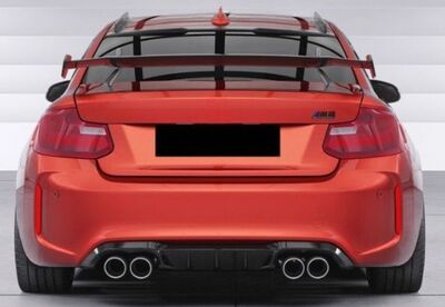 DIFFUSEUR DE PARE CHOC ARRIÈRE BMW SERIE 2 M2 F87 (M2, M2 Competition, M2 CS) "CS STYLE" (2015/2017)