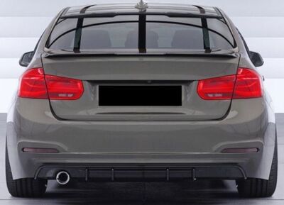 DIFFUSEUR DE PARE CHOC ARRIÈRE BMW SERIE 3 F30 STANDARD PHASE 2 LCI 316d, 318d,318i  "CS STYLE" (07/2015-06/2019)