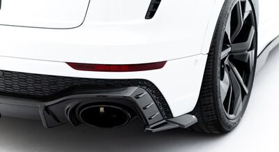 SPLITTERS DE PARE CHOC ARRIERE EN CARBONE AUDI RSQ8 4M PHASE 1 (2019/2023)