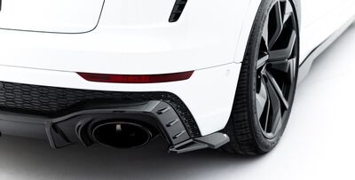 SPLITTERS DE PARE CHOC ARRIERE EN CARBONE AUDI RSQ8 4M PHASE 1 (2019/2023)