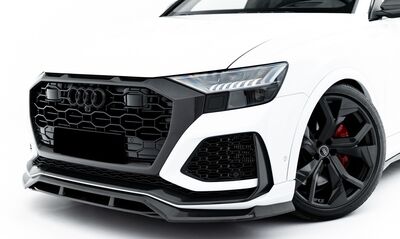 LAME DE PARE CHOC AVANT EN CARBONE AUDI RSQ8 4M PHASE 1 (2019/2023)