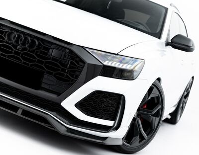 LAME DE PARE CHOC AVANT EN CARBONE AUDI RSQ8 4M PHASE 1 (2019/2023)