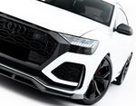LAME DE PARE CHOC AVANT EN CARBONE AUDI RSQ8 4M PHASE 1 (2019/2023)