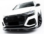 LAME DE PARE CHOC AVANT EN CARBONE AUDI RSQ8 4M PHASE 1 (2019/2023)