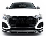 LAME DE PARE CHOC AVANT EN CARBONE AUDI RSQ8 4M PHASE 1 (2019/2023)