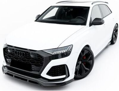 LAME DE PARE CHOC AVANT EN CARBONE AUDI RSQ8 4M PHASE 1 (2019/2023)