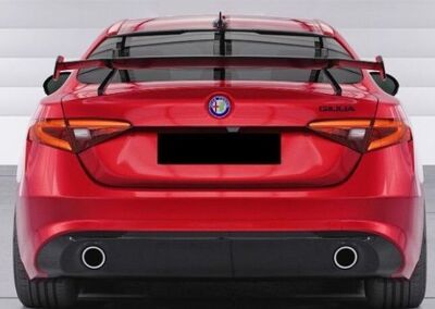 AILERON DE COFFRE A COL DE CYGNE ALFA ROMEO GIULIA (Y COMPRIS QUADRIFOGLIO) "CS STYLE" (2017+)