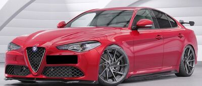 AILERON DE COFFRE A COL DE CYGNE ALFA ROMEO GIULIA (Y COMPRIS QUADRIFOGLIO) "CS STYLE" (2017+)