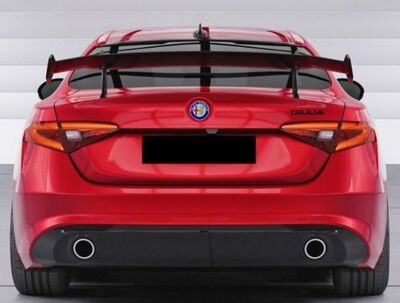 AILERON DE COFFRE A COL DE CYGNE ALFA ROMEO GIULIA (Y COMPRIS QUADRIFOGLIO) "CS STYLE" (2017+)